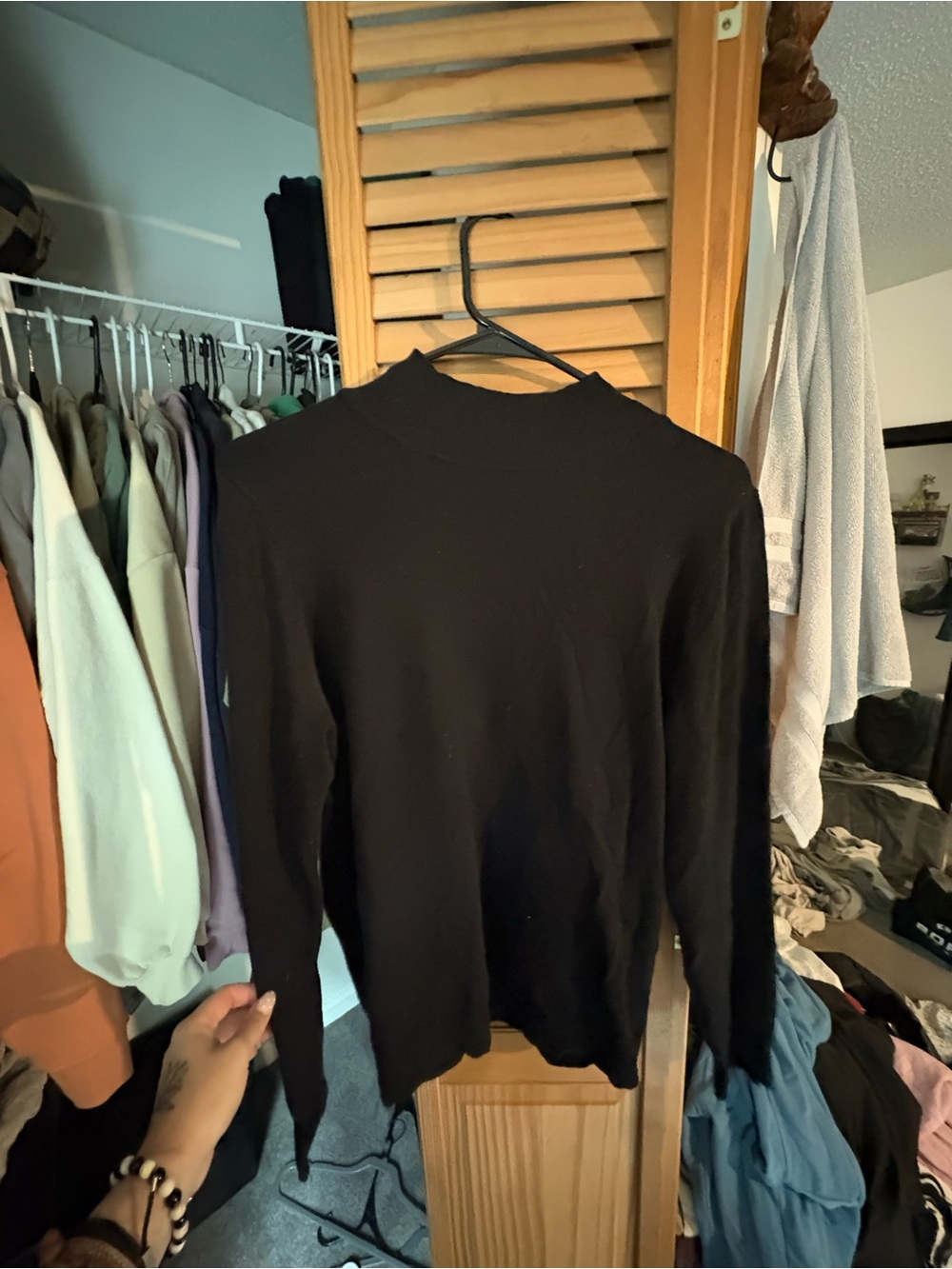Architect Black Men's Turtleneck Sweater